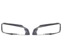 ZSHYTWE Copriobiettivo Auto Anteriore In Vetro Lente Lampada Ombra Borsette Trasparente Caso Di Luce Copertura Del Faro Per Per A8 Per A8L D4 2014-2017 Transparent Lens Cover(A Piar)
