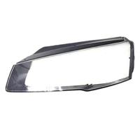 ZSHYTWE Copriobiettivo Auto Anteriore In Vetro Lente Lampada Ombra Borsette Trasparente Caso Di Luce Copertura Del Faro Per Per A8 Per A8L D4 2014-2017 Transparent Lens Cover(Sinistra)