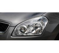 ZSHYTWE Copriobiettivo Auto Faro Anteriore Lampada In Vetro Paralume Trasparente Borsette Copertura Del Faro Per Nissan Per Qashqai 2008-2015 Transparent Lens Cover(Sinistra)