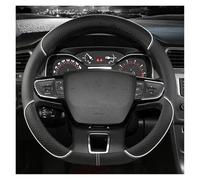 ZSHYTWE Coprivolante per Citroen C2 C4L C5 per C-Elysee per C-Triomphe C1 C4 C3-XR C3 per Aircross Coprivolante per Auto in Pelle 38cm 15" Accessori per Auto Protezione Custodia Volante(White D)