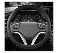 ZSHYTWE Coprivolante per Hyundai per Tucson 3 2015 2016 2017 2018 2019 Coprivolante per Auto in Microfibra Antiscivolo 38 Cm 15" Accessori per Auto Protezione Custodia Volante(Blu)
