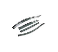 ZSHYTWE Deflettore del Vento per Polestar 2 2020 2021 2022 2023 2024 Auto Pioggia Deflettori Finestra di Automobile Sole Pioggia Visiera Deflettori(Transparent)