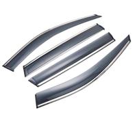 ZSHYTWE Deflettore del Vento per Toyota per Mark-x 2007 2008 2009 Auto Deflettori Laterali Nero Guardia La Pioggia Porta Vent Shades Finestra Visiere