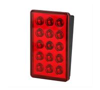 ZSHYTWE Fanale Posteriore Luce Freno per Auto LED 15LED F1 Style Luce Pilota Guscio Universale Spoiler Posteriore Auto Luce Freno A LED Fanale Posteriore Guscio Rosso LED Fanale Posteriore