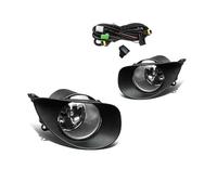 ZSHYTWE Fendinebbia Con Lente Trasparente Per Toyota Per Yaris Vitz 2 2006-2008 Faro Anteriore Luce Di Guida Griglia Copertura Fari Fendinebbia(1 set with cable)