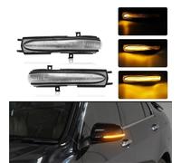 ZSHYTWE Indicatori Direzione LED 2 Pezzi Dinamica A LED Specchietto Per Civic Per Hatchback Per Accord Per MK7 Lampada Lampeggiante Indicatori Direzione Nessun Errore(Clear)