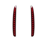 ZSHYTWE Lampada Arresto Per Civic Type R 2016-2020 1 Paio Fendinebbia A LED Paraurti Posteriore Luce Stop Riflettore Dinamico Indicatori Direzione Terza Luce Freno(Rosso)