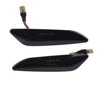ZSHYTWE luce dinamica luci segnale Dinamica Luce Di Indicatore Laterale Freccia Segnale Di Girata Lampeggiante Lampade Per Chrysler Per Ypsilon Per Typ 846 2011-2020(Dynamic Smoked)