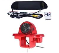 ZSHYTWE Luci terzo stop auto Telecamera Con Luce Freno Di Backup Per Visione Notturna IR Impermeabile Ad Alta Definizione Per Vaxhall Per Vivara 2001-2014(B)