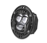 ZSHYTWE Luci Terzo Stop Faro lavoro LED 4 pollici con fascio alto/basso montaggio a filo fuoristrada camion SUV 4x4 ATV 4WD impermeabile 12/24V fendinebbia retromarcia(1pc Round Light)