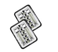 ZSHYTWE Luci Terzo Stop H4651 H4652 H4656 H4666 H6545 Faro anteriore a LED 4x6 pollici Lampada da lavoro Halo per Ford per Mustang per Probe(2pcs Headlight)