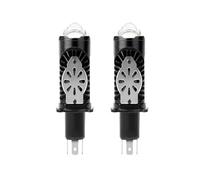 ZSHYTWE Luci Terzo Stop Lampadina fari a LED Per F50 H4 con lente proiettore in alluminio 6000K bianco plug&play moto faro abbagliante/anabbagliante 12V(L)