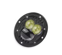 ZSHYTWE Luci Terzo Stop Paraurti A LED 12/24V Faro 4 Pollici Montaggio A Filo Lampada Lavoro Quadrata Rotonda Abbagliante Anabbagliante Fendinebbia Impermeabile Per Jeep Fuoristrada(1pc Round)