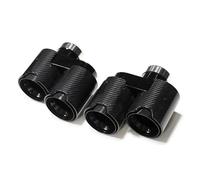 ZSHYTWE Punta di ScaricoQuadrupla per BMW per G22 G26 420i 430i 425i Punta Silenziatore Tubo di Scarico Ugello di Scarico Tubo di Scarico Terminale di Scarico per Auto(Carbon B)