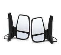 ZSHYTWE Specchietto Retrovisore Esterno Gruppo Specchietto Laterale per Ford per Transit 150 250 350 2015-2021 US 3 Pin Braccio Corto Specchio Doppio Accessori Texture EK4Z-17683-DB(2Pc)