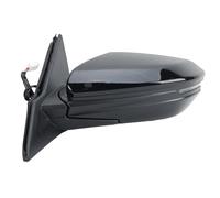 ZSHYTWE Specchietto Retrovisore Esterno Specchietto Retrovisore Laterale Nero per Civic 2016-2021 US 13 Pin 7 Pin Manuale Pieghevole Indicatori Direzione Riscaldamento Telecamera(Sinistra)