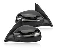 ZSHYTWE Specchietto Retrovisore Esterno Specchietto Retrovisore per Mercedes per Benz W167 GLE350 GLE63 2020-2022 Accessori Specchietti Laterali con Luce Cieca Nera Lucida(A Pair)