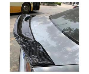 ZSHYTWE Spoiler Posteriore Auto per BMW Serie 3 per E46 4 Porte 98-06 FRP Materiale Nero Carbonio Coperchio Bagagliaio Posteriore Ala Ducktail Lip Spoiler Spoiler Posteriori Auto(Look in Carbonio)