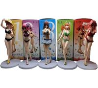 Zsjb - Set di 5 statuette Quintessential Quintuplets di Nakano Miku Nino Yotsuba, modellino di bambola giocattolo per adulti