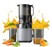 ZSJSM Macchine per spremiagrumi, spremiagrumi a Freddo, Funzionamento Silenzioso Facile Pulizia a Bassa Mastice in masticazione a Bassa Mastice con afta di Alimentazione Extra Large Vestito di Frutta