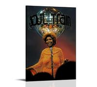 ZSJUMK Aretha Franklin- Quadro da parete in tela, impermeabile, antigraffio, resistente ai raggi UV, elegante, decorazione per casa e ufficio, design classico e moderno, stile cornice, 60 x 90 cm