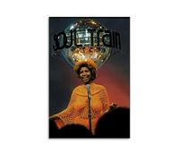 ZSJUMK Aretha Franklin- Tela da parete impermeabile, antigraffio, resistente ai raggi UV, elegante, decorazione per casa e ufficio, design classico e moderno, senza cornice, 50 x 75 cm