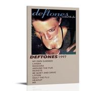 ZSJUMK Decorazione da parete in tela con scritta "Around the Fur-Deftones", impermeabile, resistente ai graffi, resistente ai raggi UV, elegante decorazione per casa e ufficio, design classico e