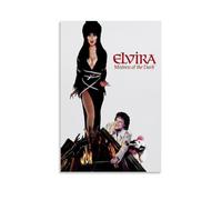ZSJUMK Elvira Mistress of The DarkCanvas Murales impermeabile, resistente ai graffi, resistente ai raggi UV, elegante decorazione per casa e ufficio, design classico e moderno, senza cornice, 20 x 30