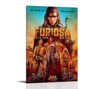 ZSJUMK Furiosa A Mad Max Saga - Tela da parete, impermeabile, resistente ai graffi, resistente ai raggi UV, elegante, decorazione per casa e ufficio, design classico e moderno, con cornice, 30 x 45 cm