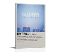 ZSJUMK Hot Fuss The KillersCanvas Murales impermeabile, resistente ai graffi, resistente ai raggi UV, elegante decorazione per casa e ufficio, design classico e moderno, stile cornice, 40 x 60 cm