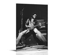 ZSJUMK Lenny Kravitz - Tela da parete, impermeabile, resistente ai graffi, resistente ai raggi UV, elegante, decorazione per casa e ufficio, design classico e moderno, stile cornice, 50 x 75 cm
