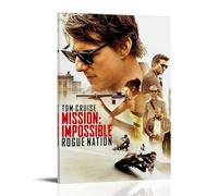 ZSJUMK Mission Impossible Rogue Nation- Quadro da parete su tela, impermeabile, resistente ai graffi, resistente ai raggi UV, elegante, decorazione per casa e ufficio, design classico e moderno, stile