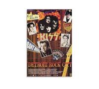 ZSJUMK Poster su tela di Detroit Rock City, impermeabile, resistente ai graffi, resistente ai raggi UV, elegante decorazione per casa e ufficio, design classico e moderno, senza cornice, 30 x 45 cm