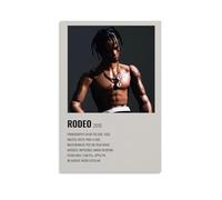 ZSJUMK Rodeo Travis Scott, tela da parete impermeabile, resistente ai graffi, resistente ai raggi UV, elegante decorazione per casa e ufficio, design classico e moderno, senza cornice, 60 x 90 cm