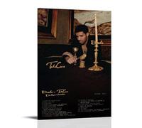 ZSJUMK Take Care Drake Canvas Murales impermeabile, resistente ai graffi, resistente ai raggi UV, elegante decorazione per casa e ufficio, design classico e moderno, stile cornice, 50 x 75 cm