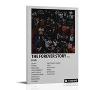 ZSJUMK The Forever Story JID AlbumCanvas Murales impermeabile, resistente ai graffi, resistente ai raggi UV, elegante decorazione per casa e ufficio, design classico e moderno, stile cornice, 20 x 30