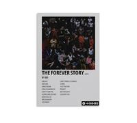 ZSJUMK The Forever Story JID AlbumCanvas Murales impermeabile, resistente ai graffi, resistente ai raggi UV, elegante decorazione per casa e ufficio, design classico e moderno, senza cornice, 40 x 60
