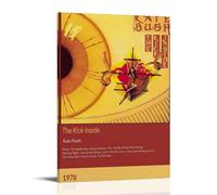 ZSJUMK The Kick Inside-Kate BushCanvas Murales impermeabile, resistente ai graffi, resistente ai raggi UV, elegante decorazione per casa e ufficio, design classico e moderno, con cornice, 50 x 75 cm