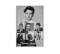 ZSJUMK Thomas Brodie-Sangster - Carta da parati su tela, impermeabile, resistente ai graffi, resistente ai raggi UV, elegante, decorazione per casa e ufficio, design classico e moderno, senza cornice