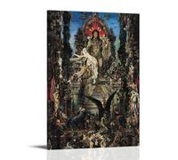 ZSJUMK Zyzz Gustave Moreau- Murales su tela, impermeabile, antigraffio, resistente ai raggi UV, elegante, decorazione per casa e ufficio, design classico e moderno, stile cornice, 60 x 90 cm