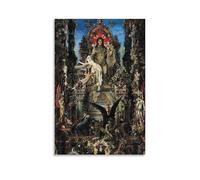 ZSJUMK Zyzz Gustave Moreau- Murales su tela, impermeabile, antigraffio, resistente ai raggi UV, elegante, decorazione per casa e ufficio, design classico e moderno, senza cornice, 30 x 45 cm