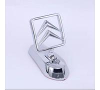 ZSKNT Decalcomanie Auto in Metallo Stile 3D per Citroen AMI Electric I 2020-, Autoadesivo Auto Sticker Emblema Edizione Limitata Logo Dell'aquila Volante,Silver-Standing Flag