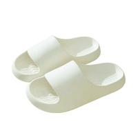 ZSLFCBD Sandali Uomo Pantofole Estive da di Grandi Dimensioni Donna in Eva per Interni Bagno Infradito Camera Letto-bianco-50-51