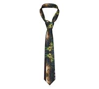 ZSOSIXDEAL Cravatta da uomo Luce del sole del mattino nel deserto stampata per abito di moda classico skinny per matrimonio Business cravatta formale per gli uomini