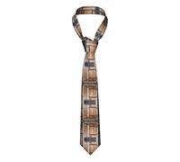 ZSOSIXDEAL Cravatta da uomo Luce del sole del mattino nel deserto stampata per abito di moda classico skinny per matrimonio Business cravatta formale per gli uomini