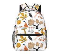 ZSOSIXDEAL Fox - Zaino casual per computer portatile, per libri, università, per bambini, ragazzi, ragazze, adolescenti, adulti, viaggi, Fungo, L