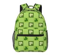 ZSOSIXDEAL Fox - Zaino casual per computer portatile, per libri, università, per bambini, ragazzi, ragazze, adolescenti, adulti, viaggi, Giorno di San Patrizio3, L