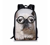 ZSOSIXDEAL Fox - Zaino casual per computer portatile, per libri, università, per bambini, ragazzi, ragazze, adolescenti, adulti, viaggi, Cane 14, L