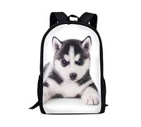 ZSOSIXDEAL Fox - Zaino casual per computer portatile, per libri, università, per bambini, ragazzi, ragazze, adolescenti, adulti, viaggi, Cane 12, L