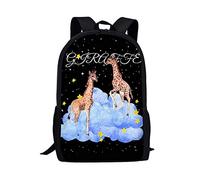 ZSOSIXDEAL Matematica Formula Casual Laptop Borse Zaino Bookbag College Scuola Per Bambini Ragazzi Ragazza Teen Adulto Viaggio, Giraffa Stella, L